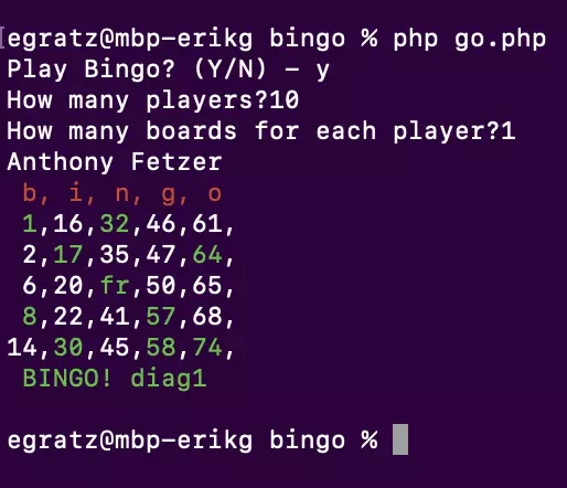 Auto Bingo!